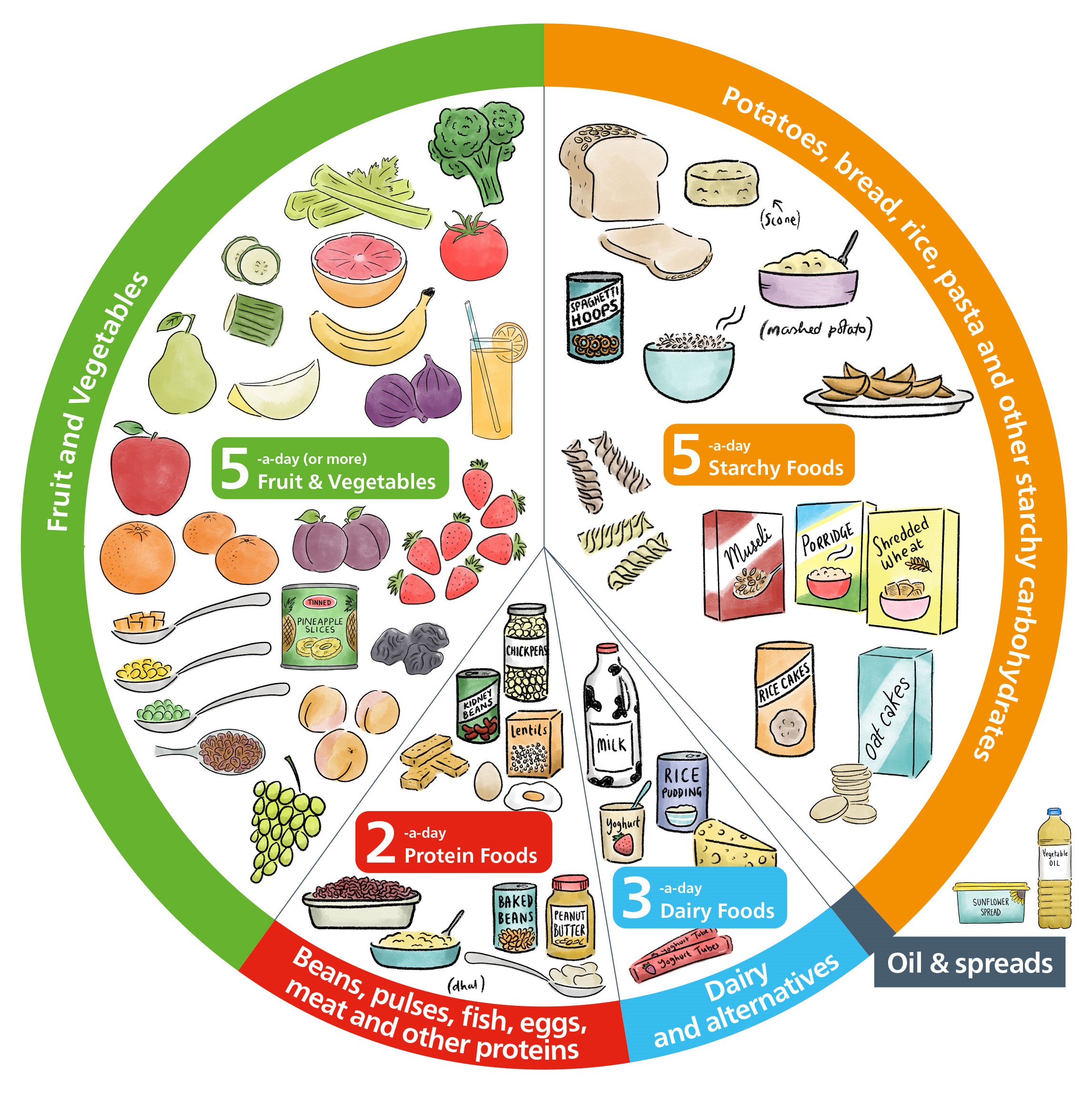 Eatwell Plate Drawing